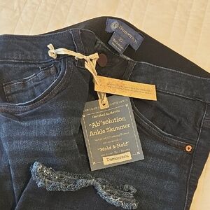 Democracy Dark Blue Ankle Skimmer Jeans